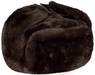 brown synthetic fur