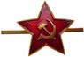 Large Soviet Red Star cap insignia.