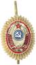 Soviet MVD militsia officer hat insignia